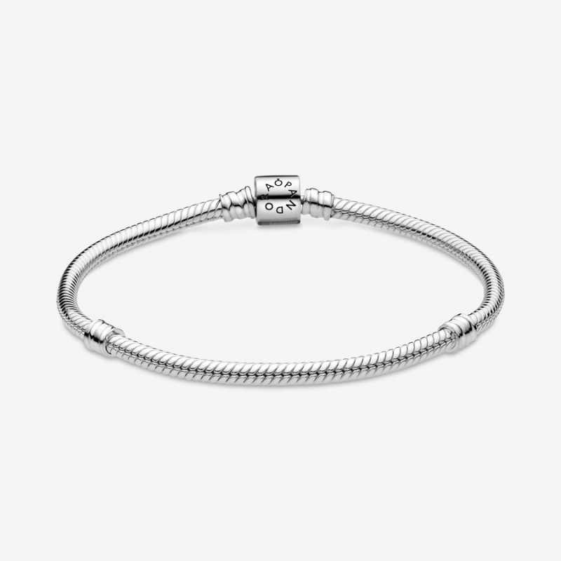 Pandora Moments Barrel Clasp Snake Charm Silber | PXITFWD-12