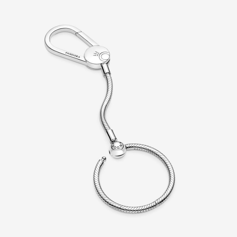 Pandora Moments Medium Bag Charm Holders Silber | OYQNFTA-05