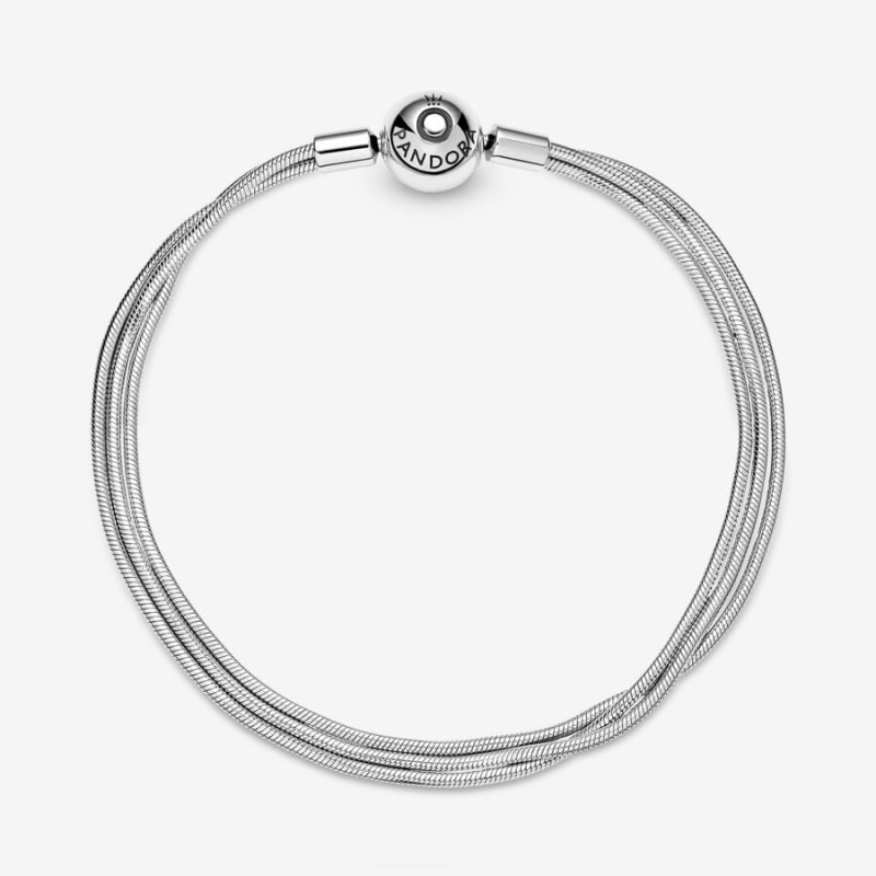 Pandora Moments Multi Snake Charm Holders Silber | XHWCDBA-62