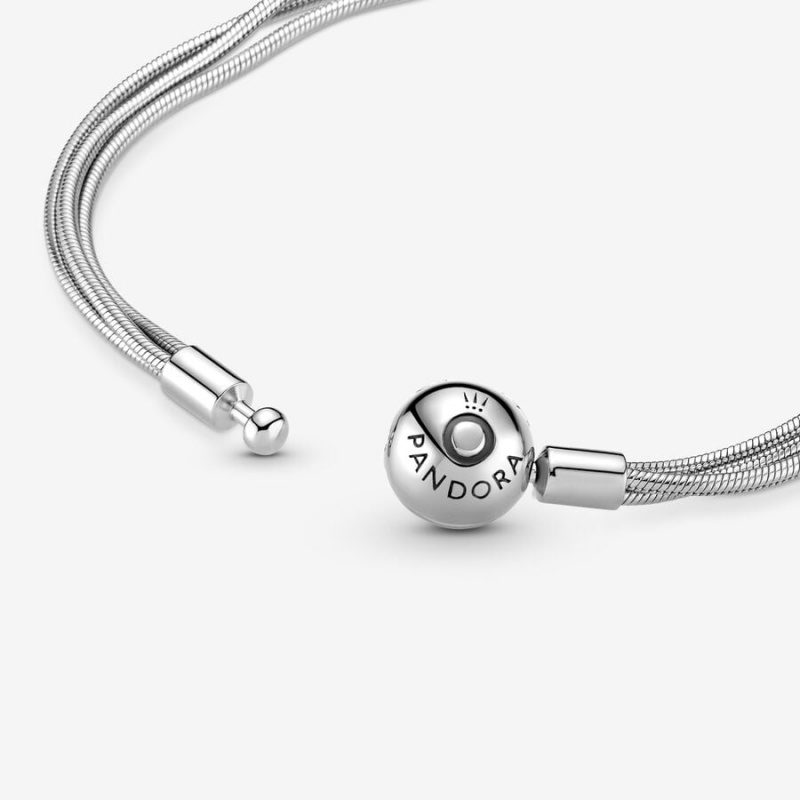 Pandora Moments Multi Snake Charm Holders Silber | XHWCDBA-62