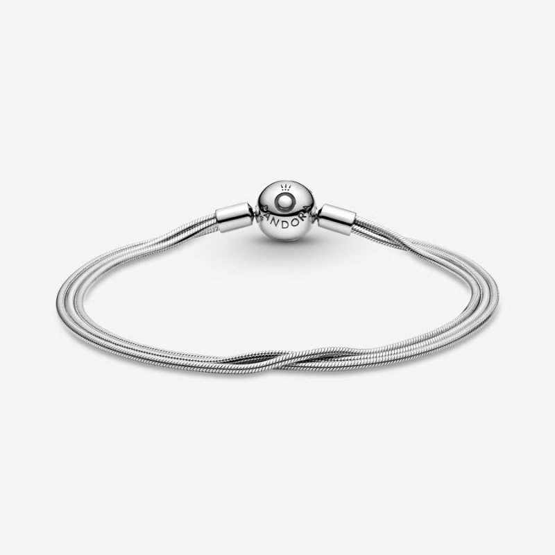 Pandora Moments Multi Snake Charm Silber | VMOUEBC-28