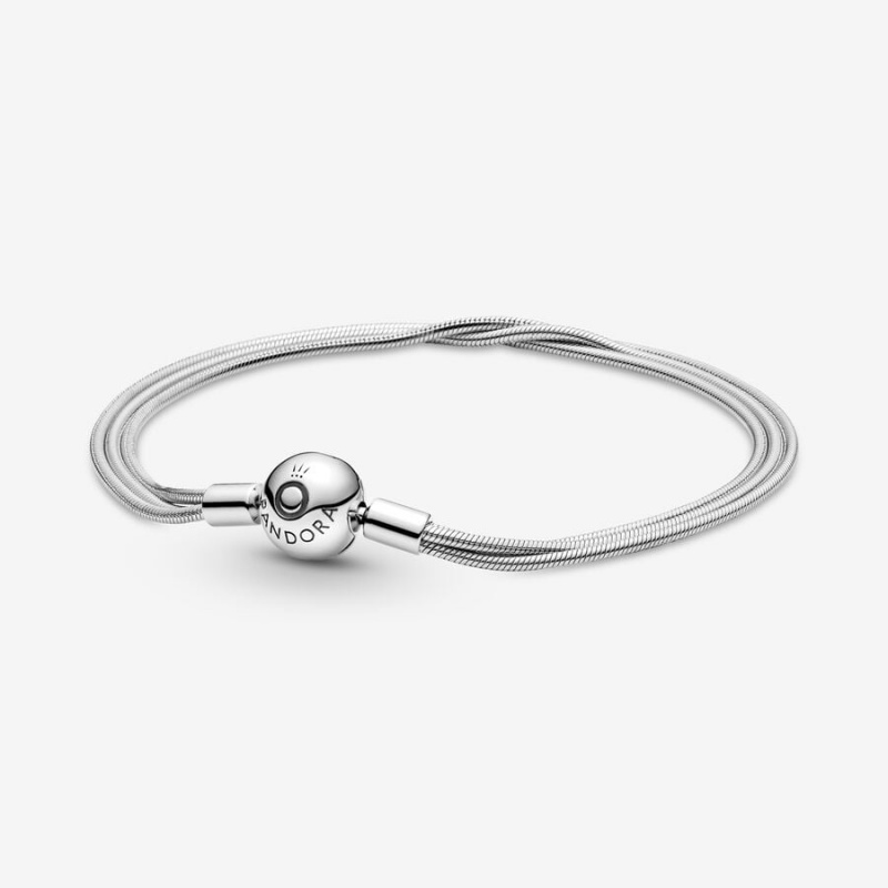 Pandora Moments Multi Snake Charm Silber | VMOUEBC-28