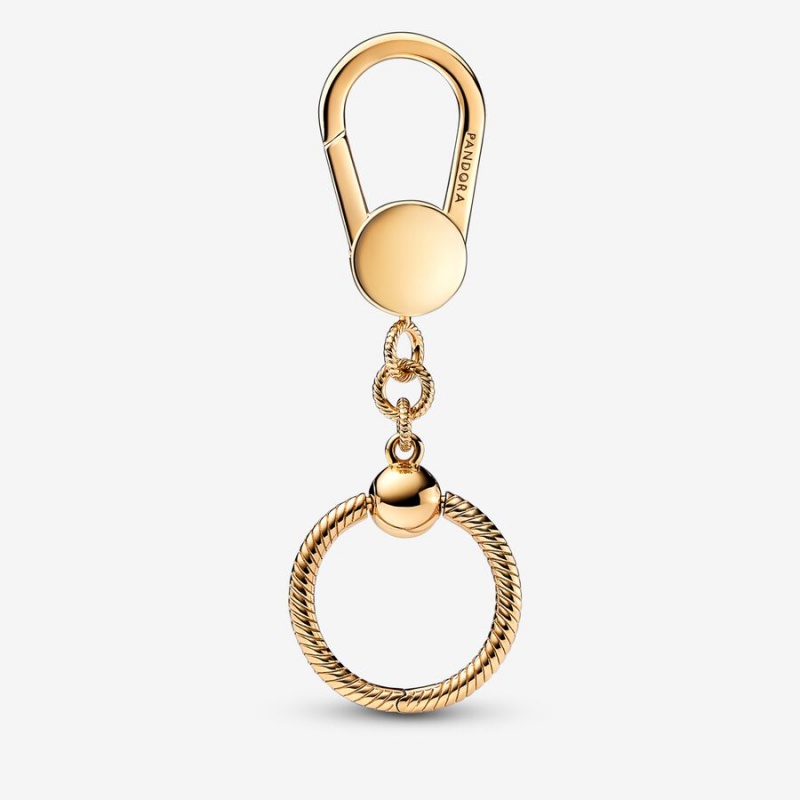 Pandora Moments Small Bag Charm Holders Gold | TEQDWSI-40