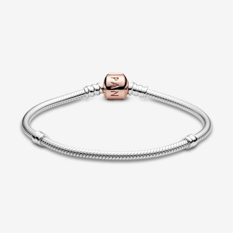 Pandora Moments Snake Charm Holders Two-tone | BRAQFKD-95