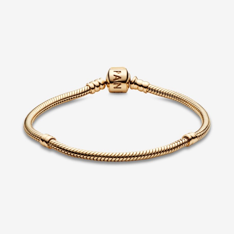 Pandora Moments Snake Kette Gold | YSTXHWK-71