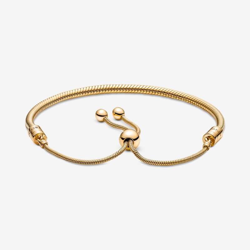 Pandora Moments Snake Slider Gleiten Gold | PDGQLZS-84