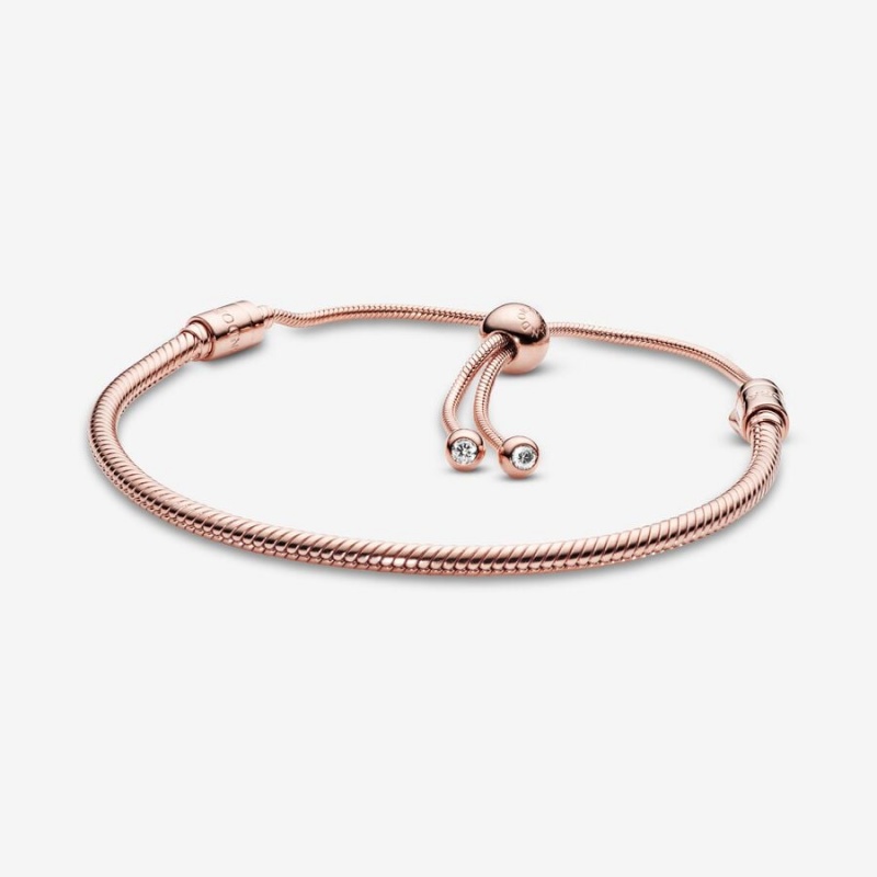 Pandora Moments Snake Slider Gleiten Rosa Gold | WAMRXJE-07