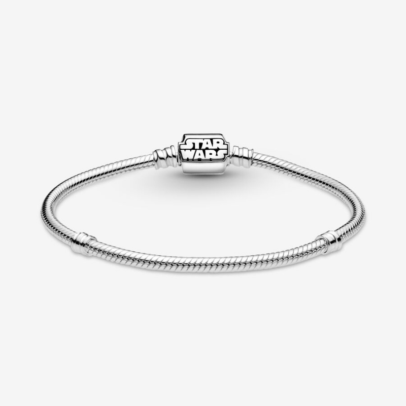 Pandora Moments Star Wars Snake Clasp Charm Silber | KOHNQYL-70