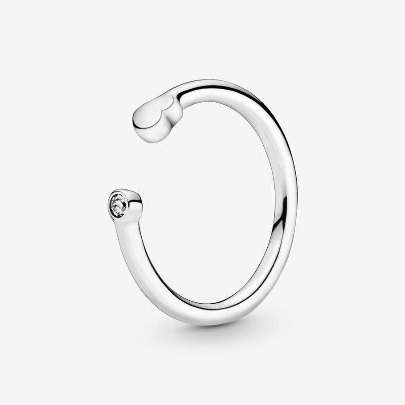 Pandora Polished Open Stapelbar Silber | IHL-806743