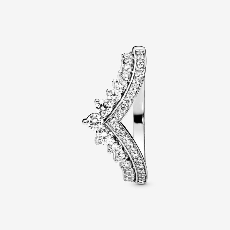 Pandora Princess Wishbone Herz Silber | OJGZNIE-32