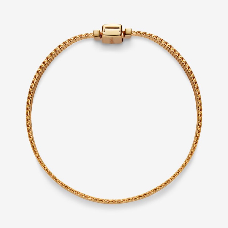 Pandora Reflexions™ Mesh Charm Holders Gold | HGYCFDA-15