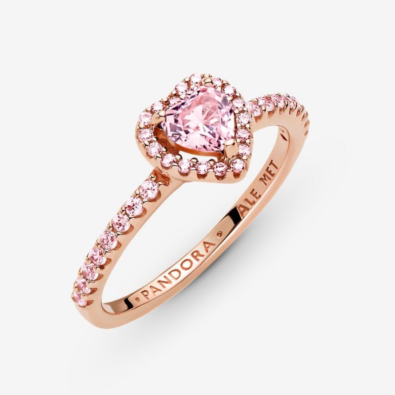 Pandora Ring-sets Rosa Gold | FCR-580316