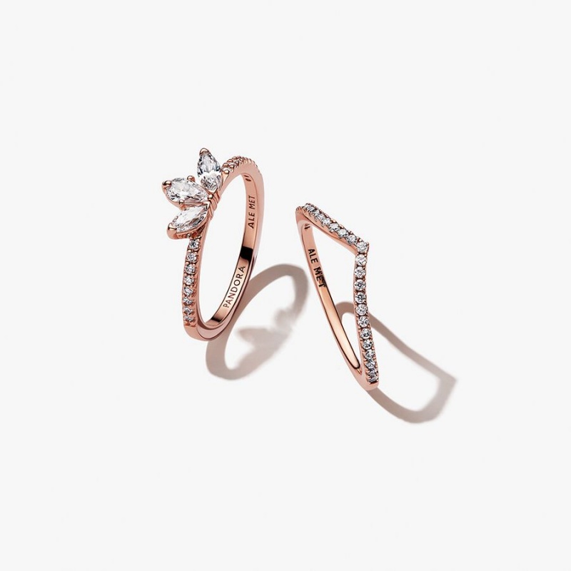 Pandora Ring-sets Rosa Gold | JPB-715209