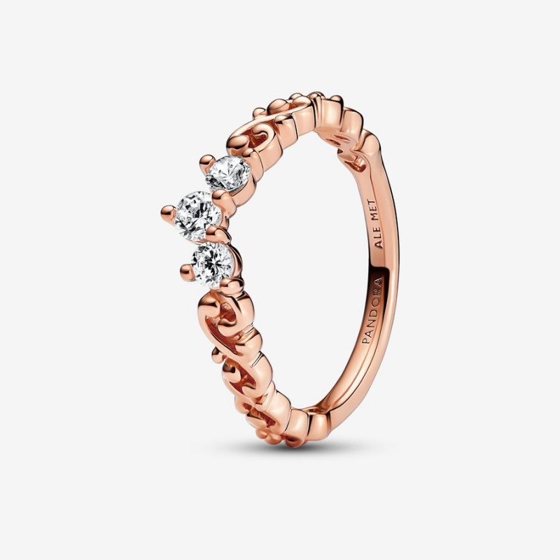 Pandora Ring-sets Rosa Gold | RIT-894216