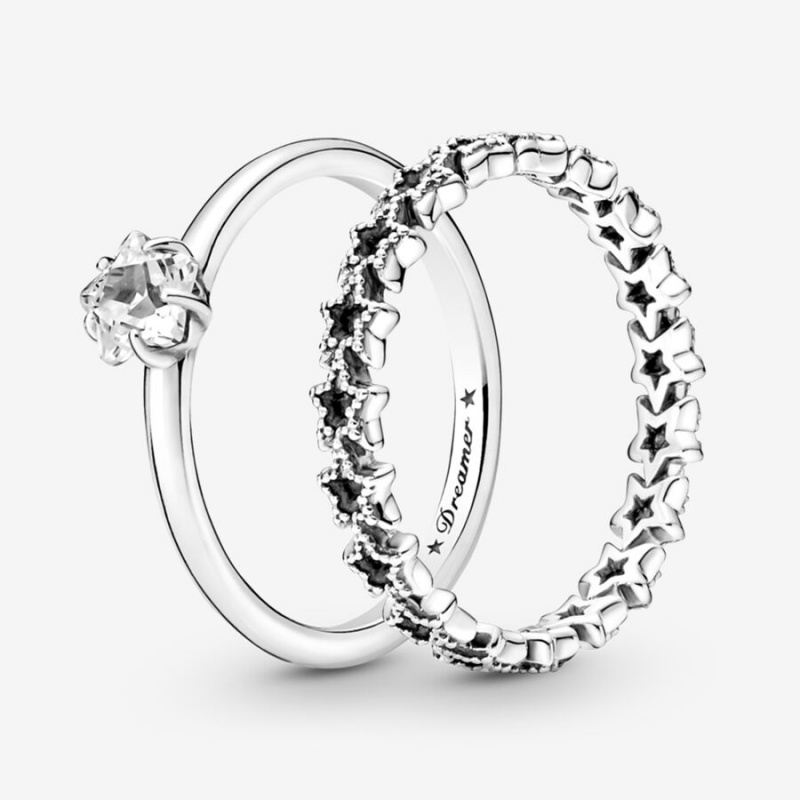 Pandora Ring-sets Silber | FAW-103672