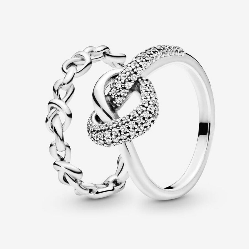 Pandora Ring-sets Silber | FXH-190365