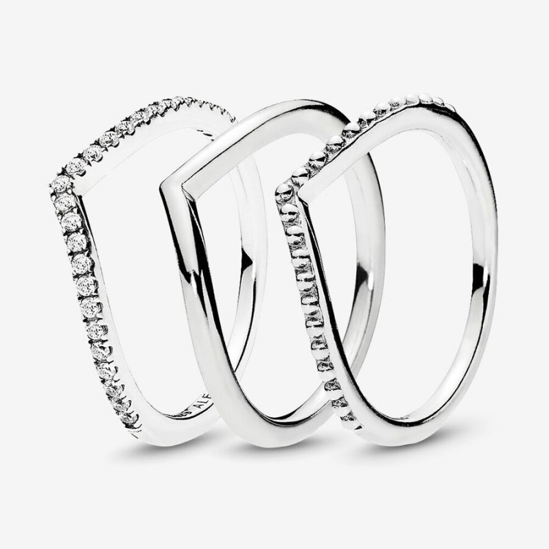 Pandora Ring-sets Silber | JBS-729604