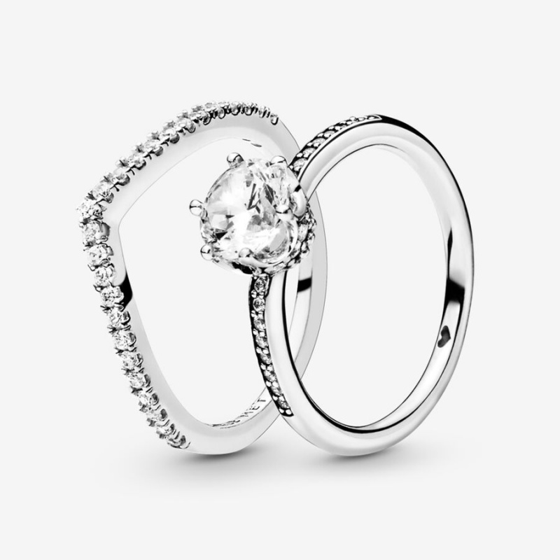 Pandora Ring-sets Silber | OKC-409385