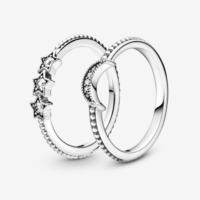 Pandora Ring-sets Silber | UKI-452680