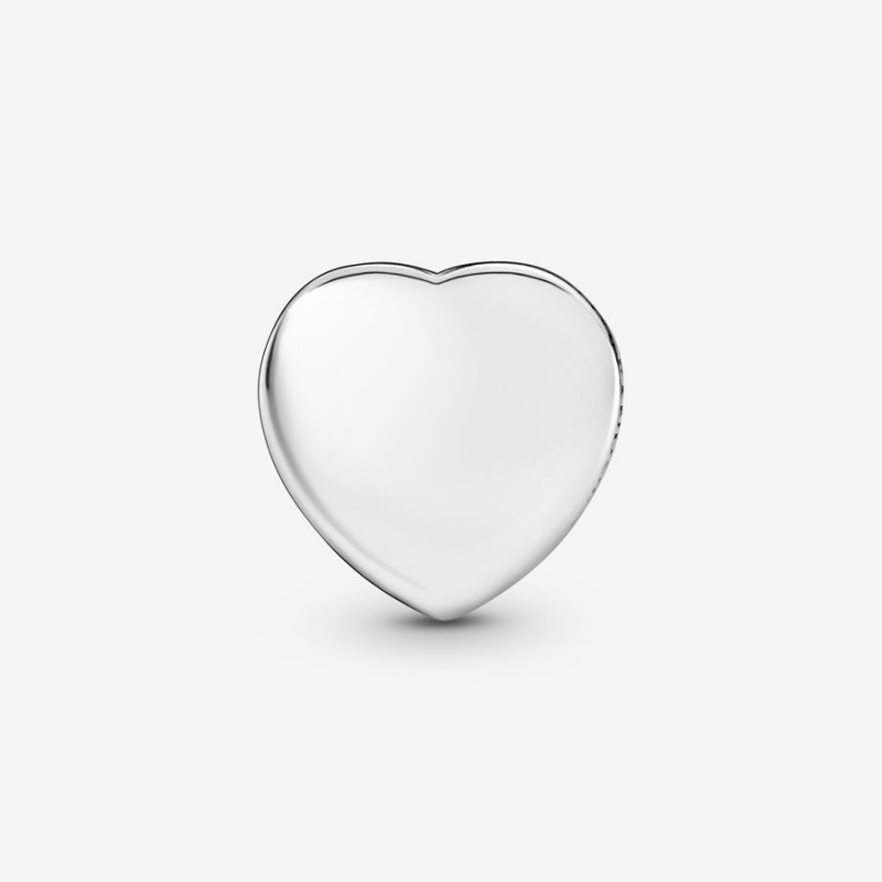 Pandora Simple Heart Clip Klammern Silber | GLPVCHS-01