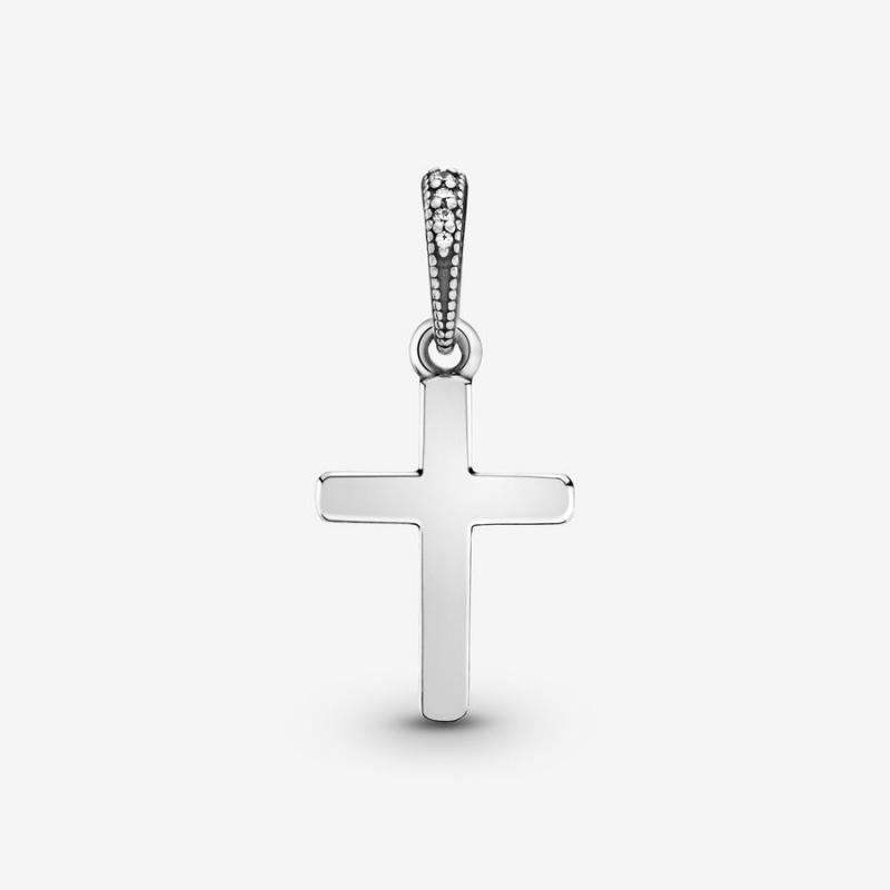 Pandora Sparkling Cross Anhänger Silber | CLDHJOI-30