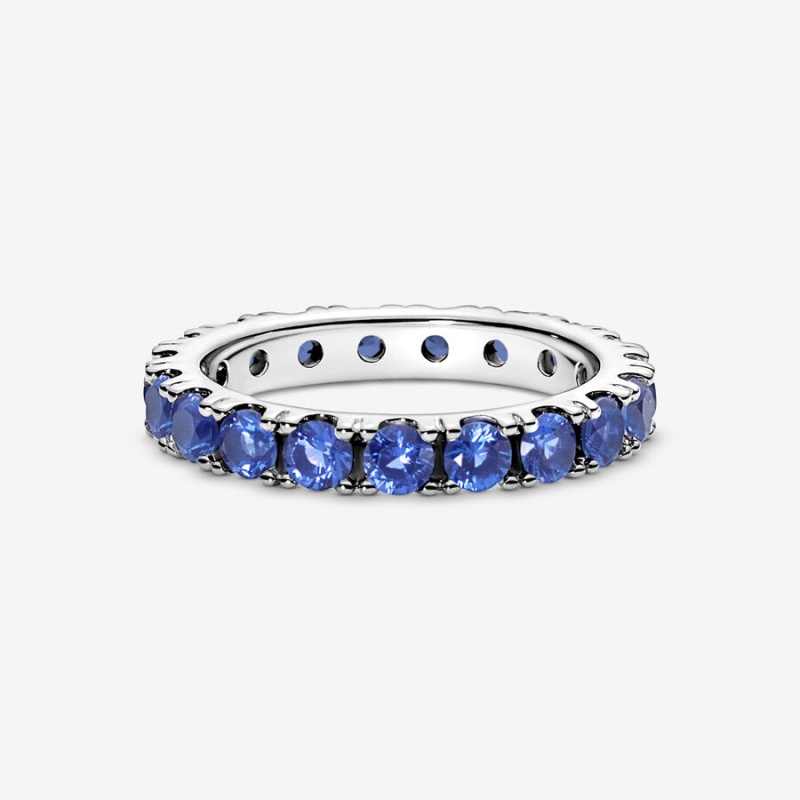 Pandora Sparkling Row Eternity Band Silber | BOQYLZM-27