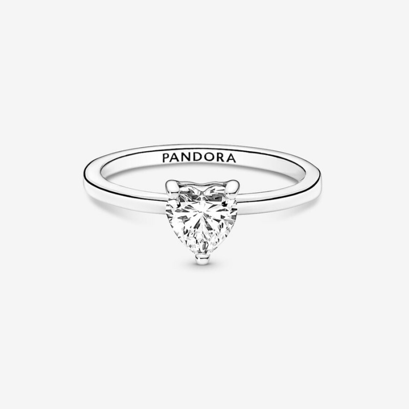 Pandora Sparkling Solitaire Solitär Silber | GUCYAZV-83