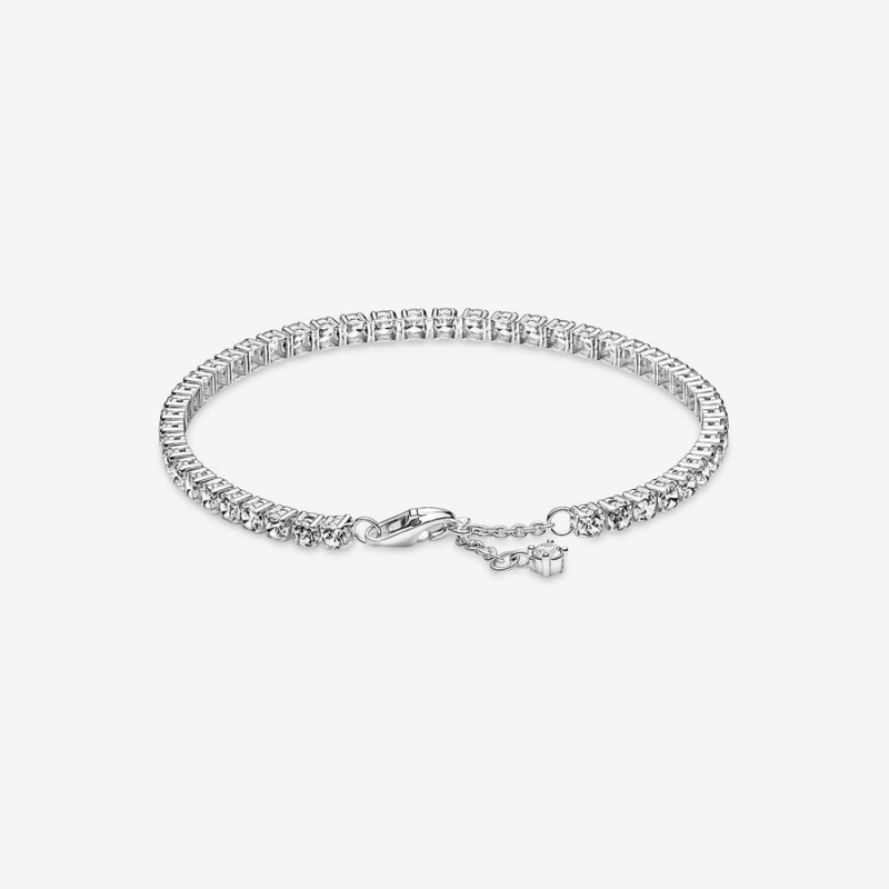 Pandora Sparkling Tennis Nicht-charme Silber | OAKEJXR-90