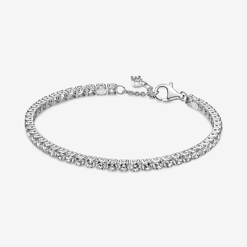 Pandora Sparkling Tennis Nicht-charme Silber | OAKEJXR-90