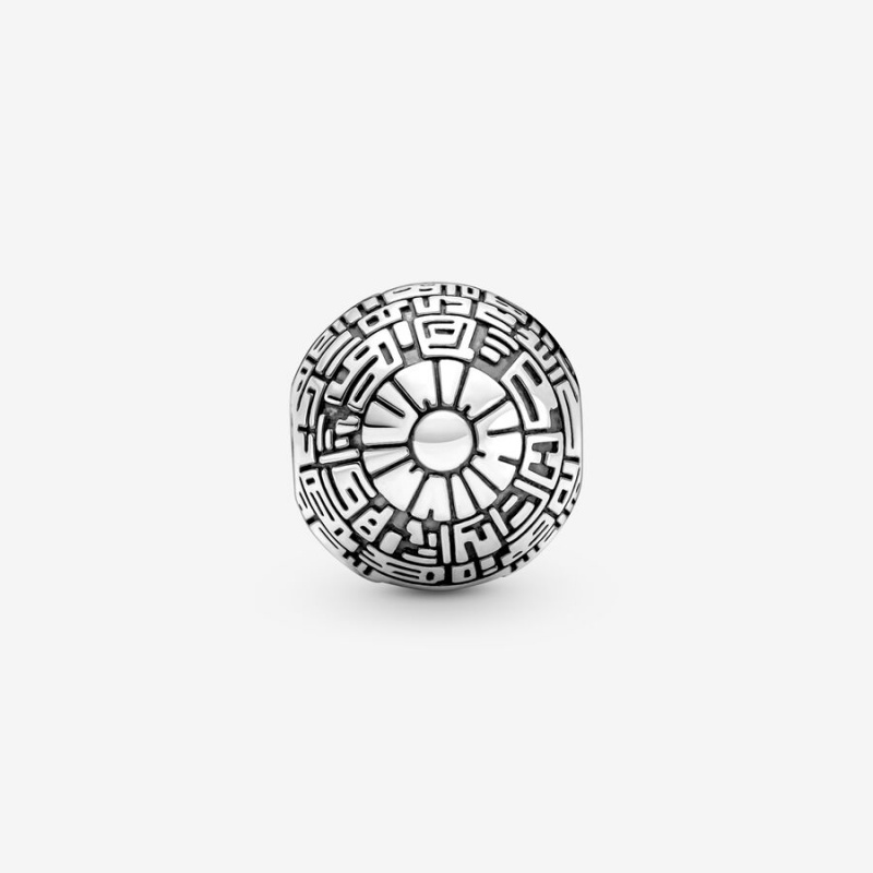 Pandora Star Wars Death Star Clip Klammern Silber | ALFWMEG-48