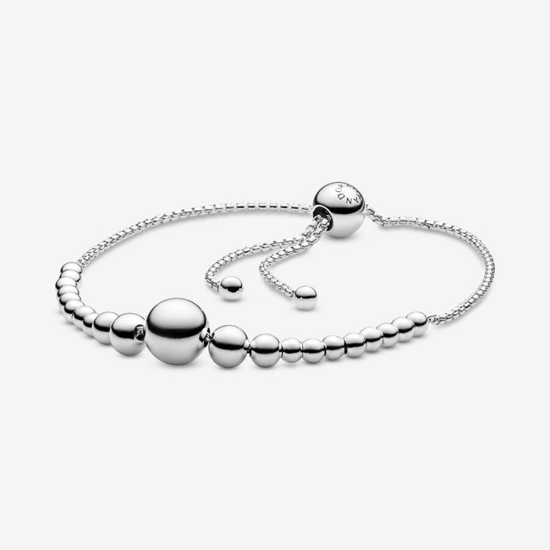 Pandora String of Beads Slider Kette Silber | GDPIOCL-28