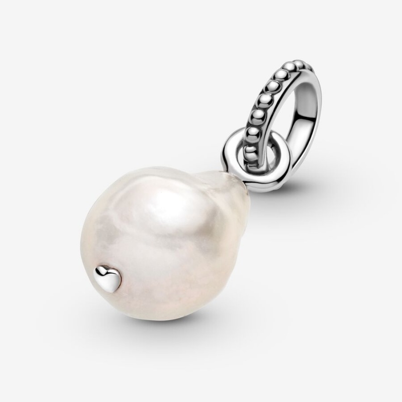 Pandora Treated Freshwater Cultured Baroque Pearl Anhänger Silber | TAWFKUP-76